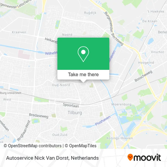 Autoservice Nick Van Dorst map