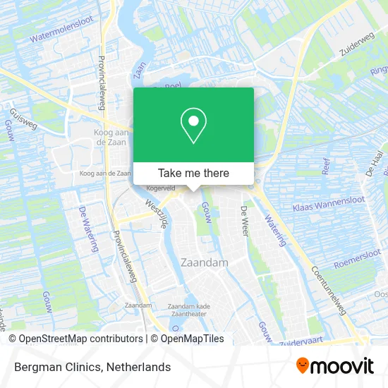 Bergman Clinics map