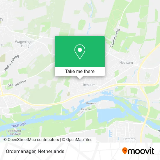 Ordemanager map