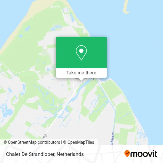 Chalet De Strandloper map