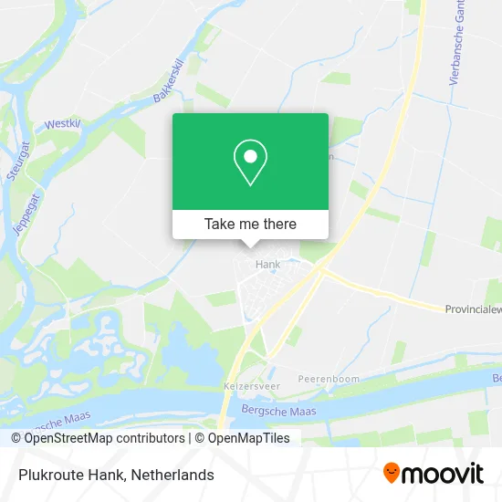 Plukroute Hank map