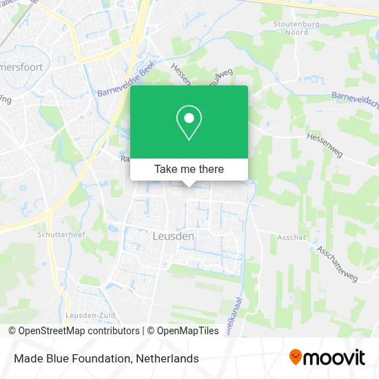 Made Blue Foundation map