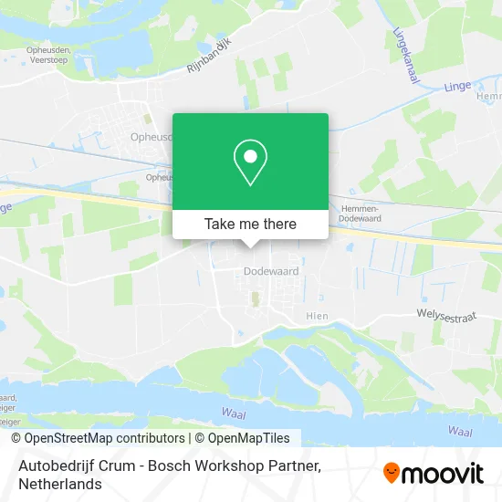 Autobedrijf Crum - Bosch Workshop Partner map