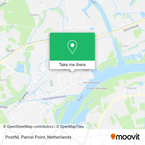 Postnl Pakketpunt map