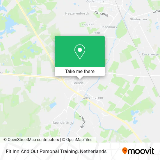 Fit Inn And Out Personal Training map