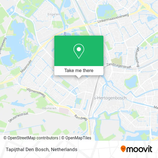 Tapijthal Den Bosch map