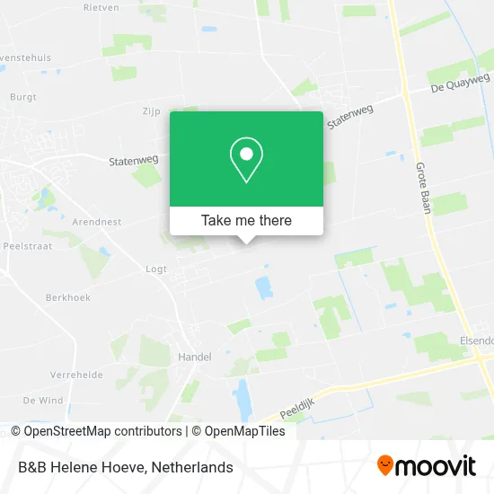 B&B Helene Hoeve map