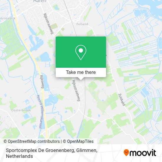 Sportcomplex De Groenenberg, Glimmen map