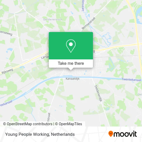 Young People Working map
