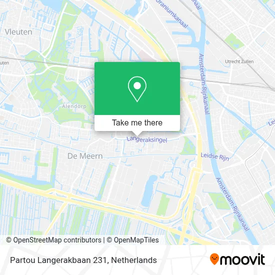 Partou Langerakbaan 231 map
