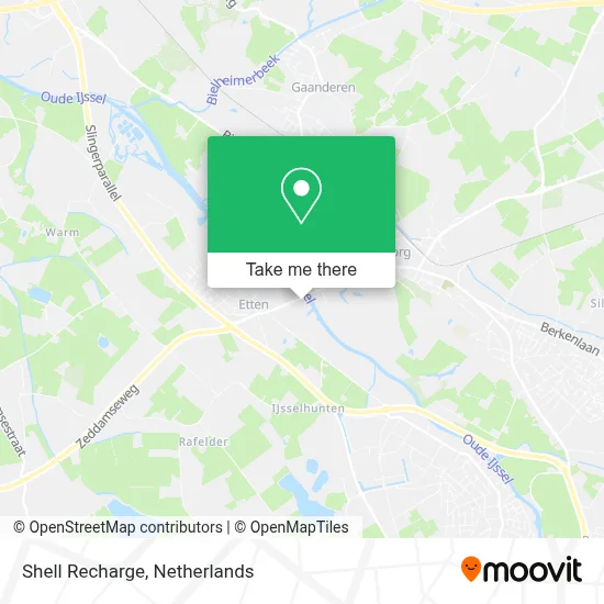 Shell Recharge map