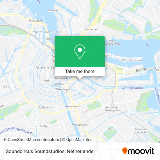 Soundcircus Soundstudios map