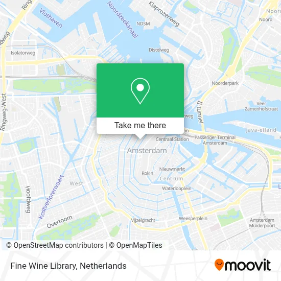 Fine Wine Library map