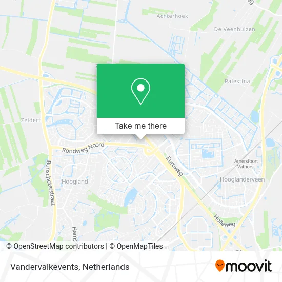 Vandervalkevents map