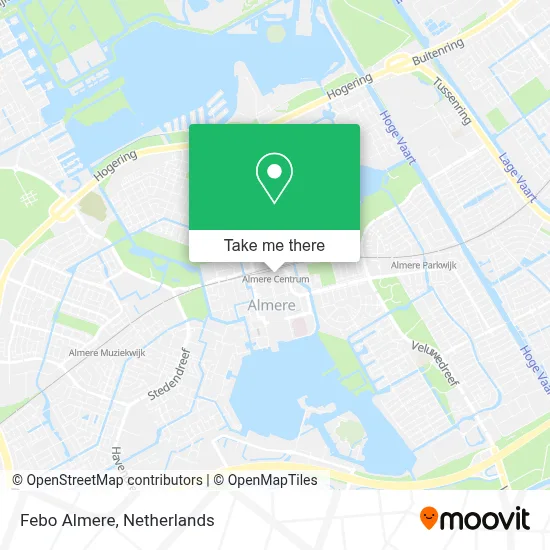 Febo Almere map
