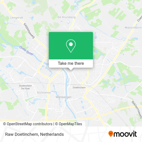 Raw Doetinchem map