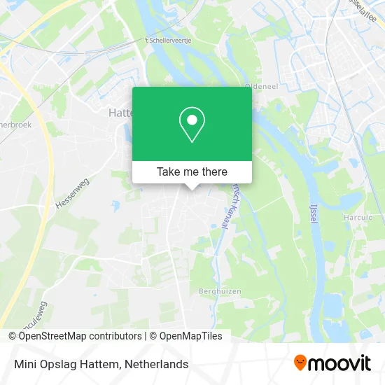Mini Opslag Hattem map