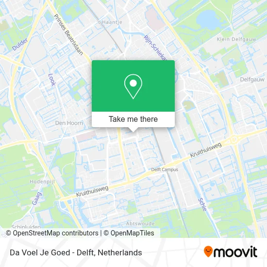 Da Voel Je Goed - Delft Karte