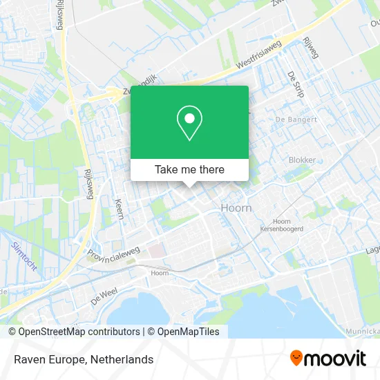 Raven Europe map