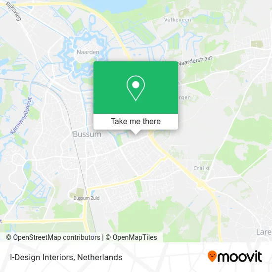 I-Design Interiors map