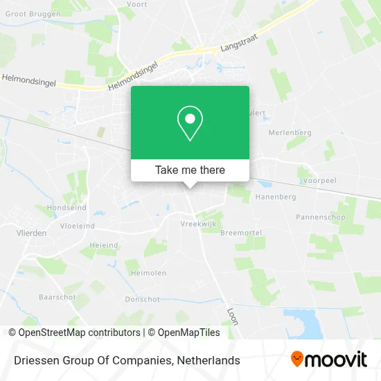 Driessen Group Of Companies map