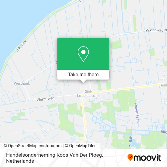 Handelsonderneming Koos Van Der Ploeg map