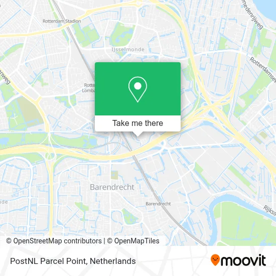 Postnl Pakketpunt map
