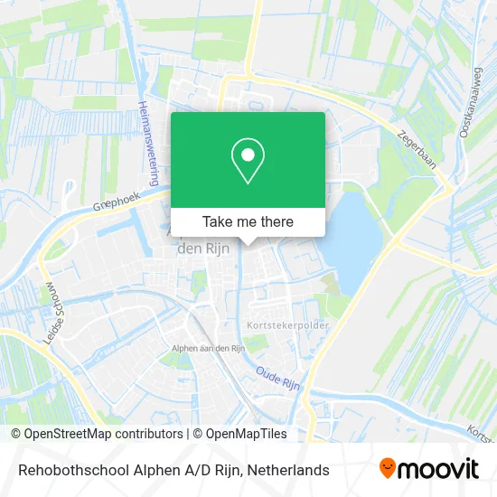 Rehobothschool Alphen A/D Rijn map
