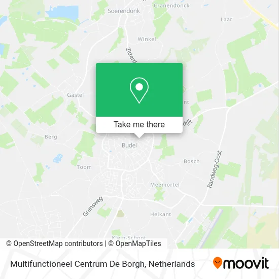 Multifunctioneel Centrum De Borgh map