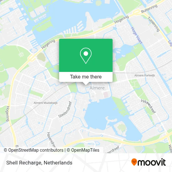 Shell Recharge map