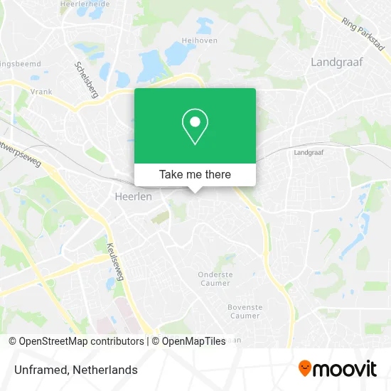 Unframed map