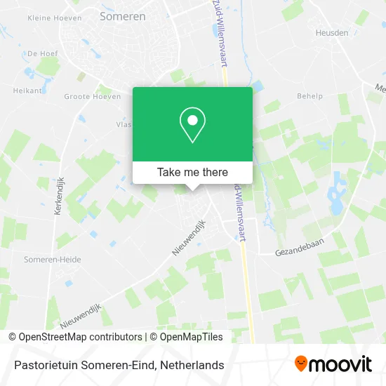 Pastorietuin Someren-Eind map