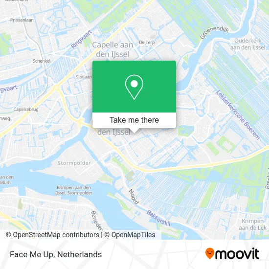 Face Me Up map