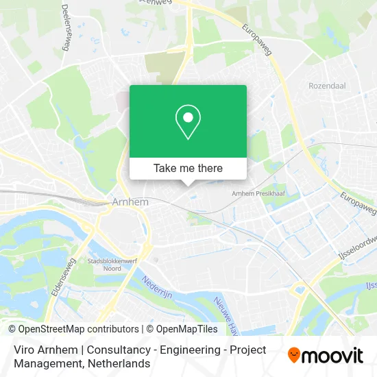 Viro Arnhem | Consultancy - Engineering - Project Management map