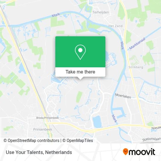 Use Your Talents map