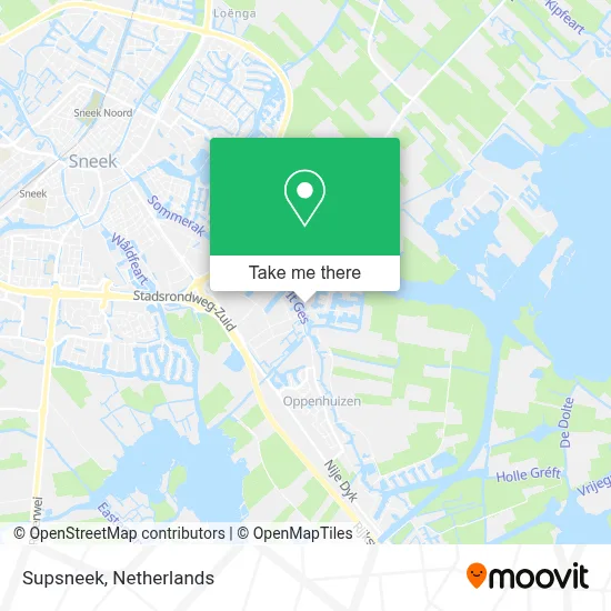 Supsneek map