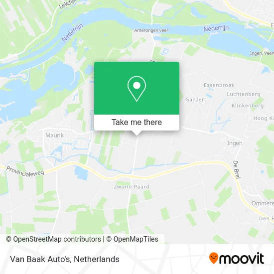 Van Baak Auto's map