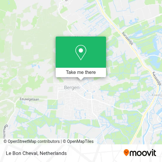 Le Bon Cheval map