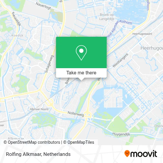Rolfing Alkmaar map