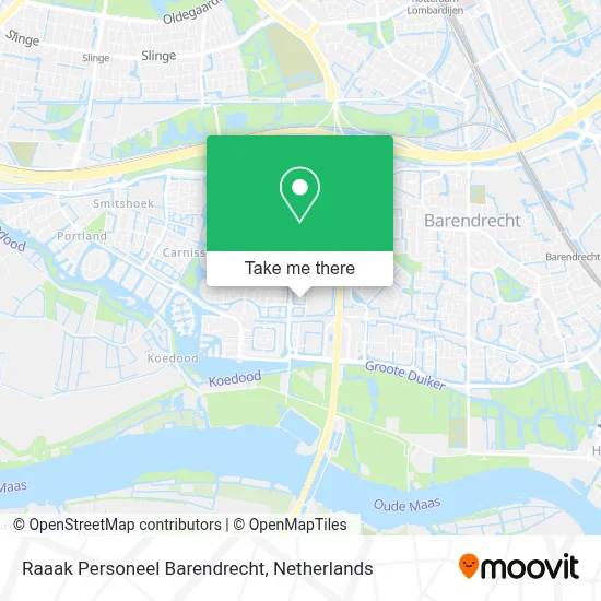 Raaak Personeel Barendrecht Karte