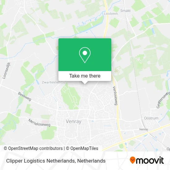 Clipper Logistics Netherlands Karte