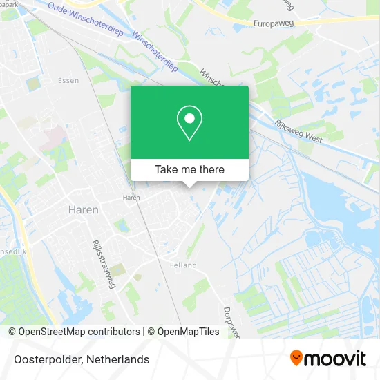 Oosterpolder map