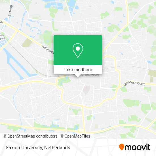 Saxion University map