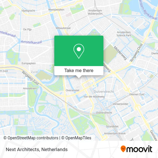 Next Architects map