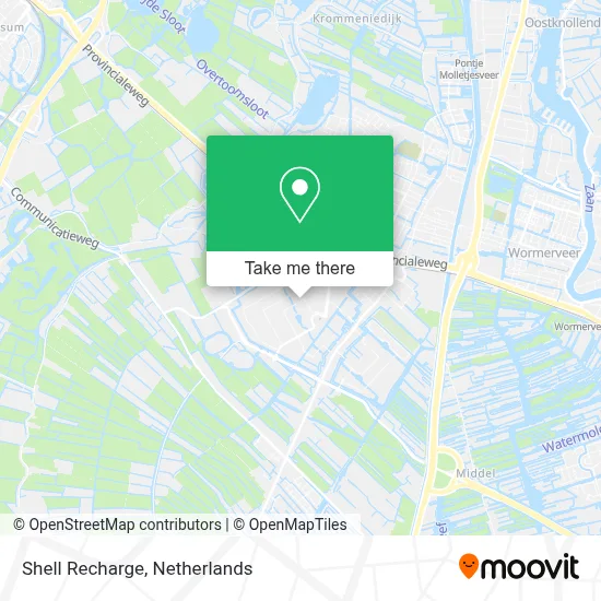 Shell Recharge map