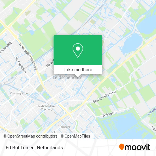 Ed Bol Tuinen map