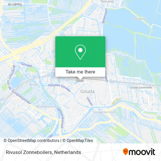 Rivusol Zonneboilers map