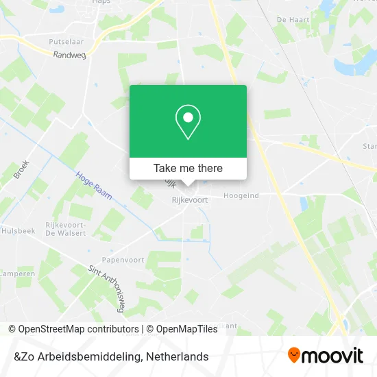 &Zo Arbeidsbemiddeling map