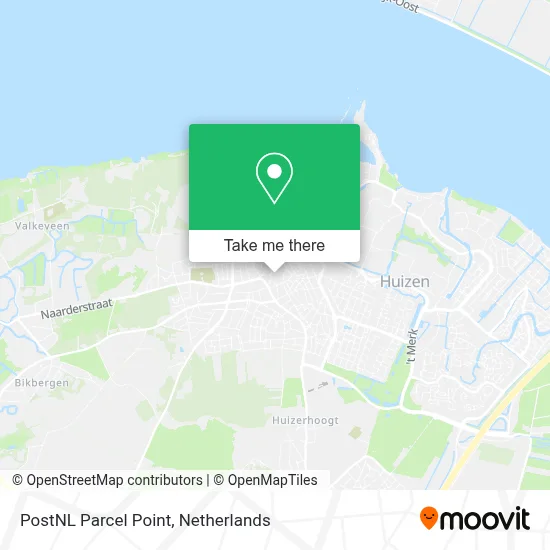 Postnl Pakketpunt map