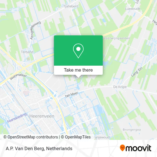 A.P. Van Den Berg Karte